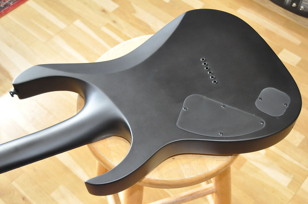 Thumbnail: IBANEZ RGRTB621 BKF Black Flat / Iron Label Series (I251111683)