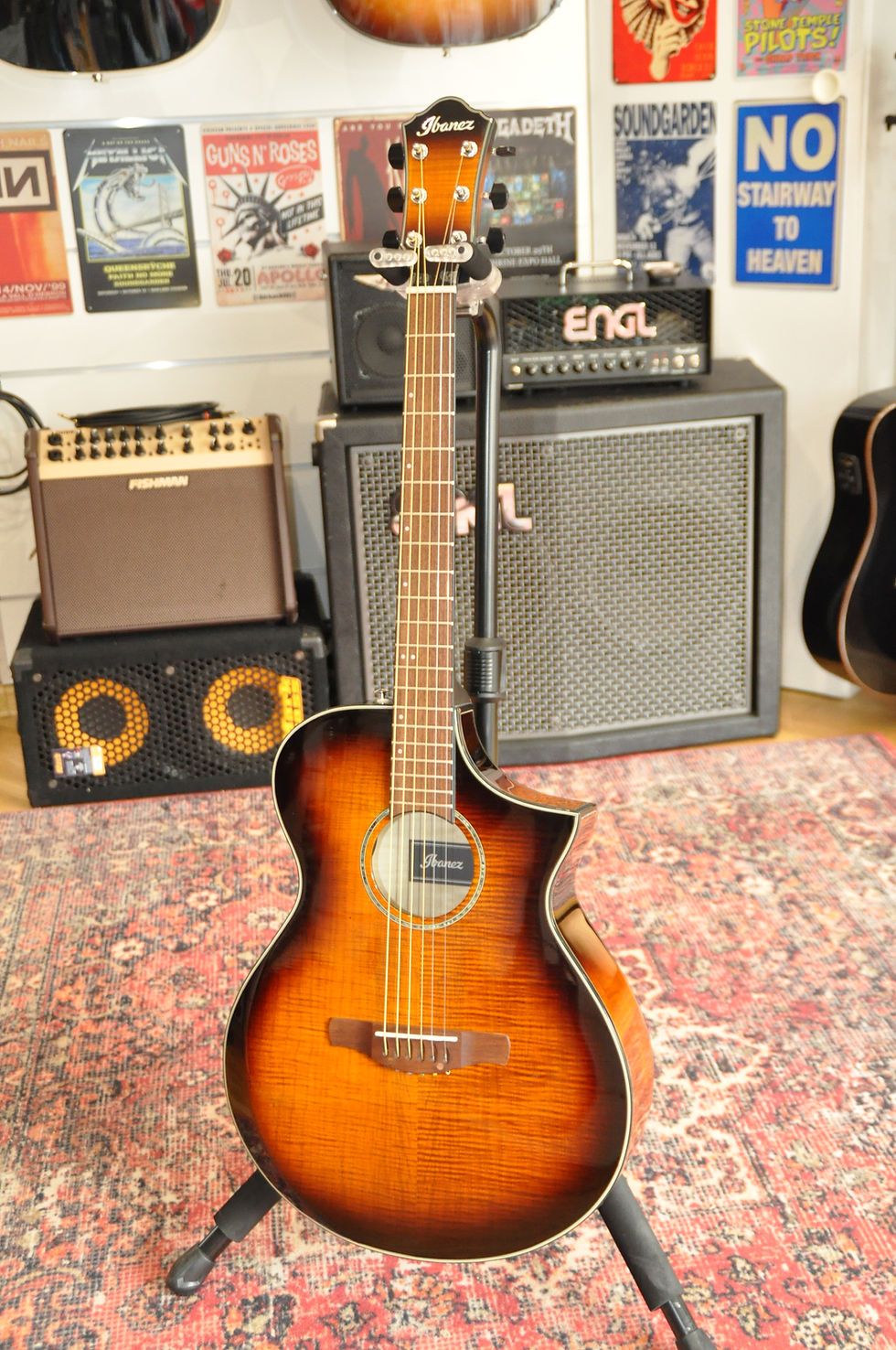 Thumbnail: IBANEZ AEWC400 AMS Amber Sunburst High Gloss (PW24020024)