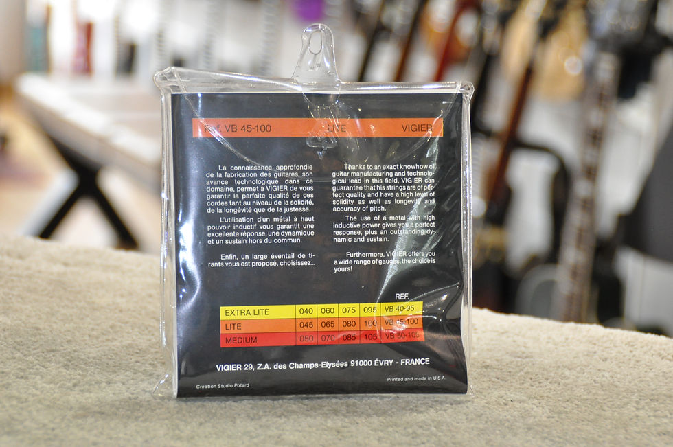 Thumbnail: VIGIER Bass Lite VB 45-100 Stainless Steel Round Wound / Made In USA