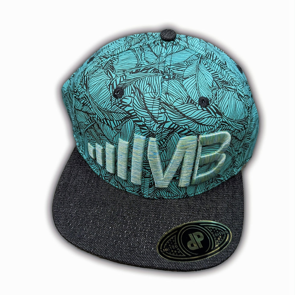 Custom Hat - Mint Banana Leaf