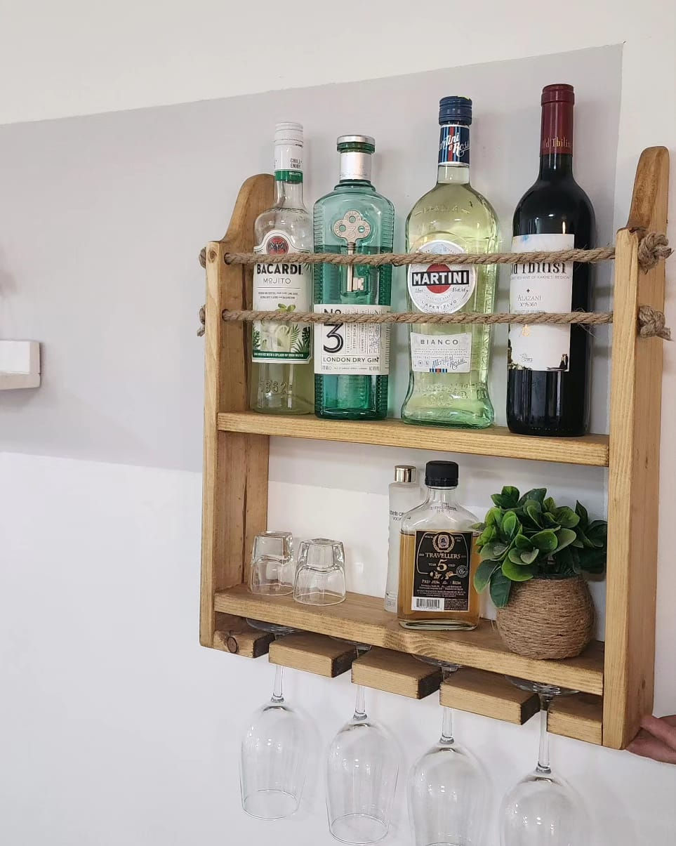 תמונה ממוזערת: מדף יין ואלכוהול Rope