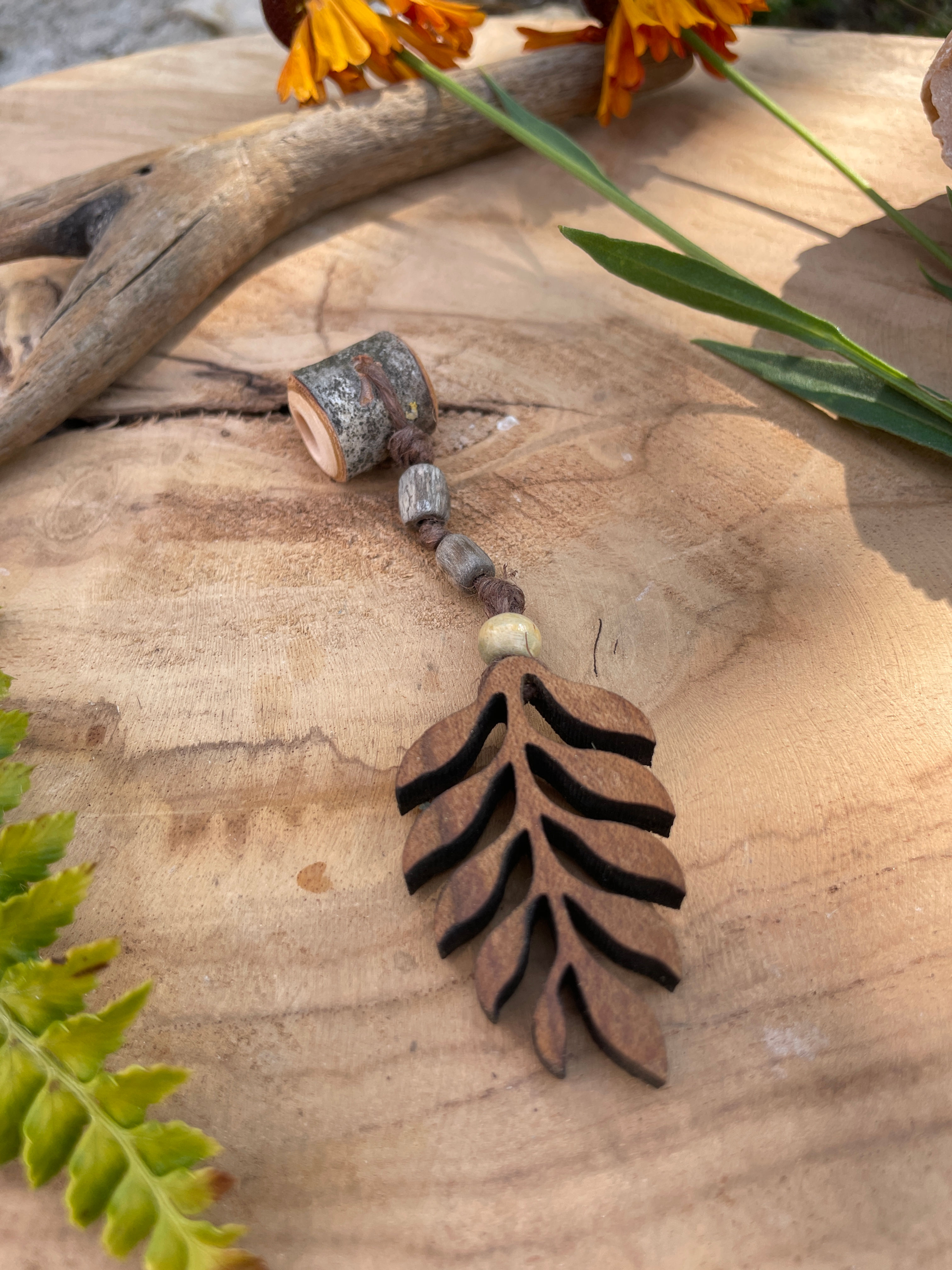 Dreadlock Bead Collection Leaves