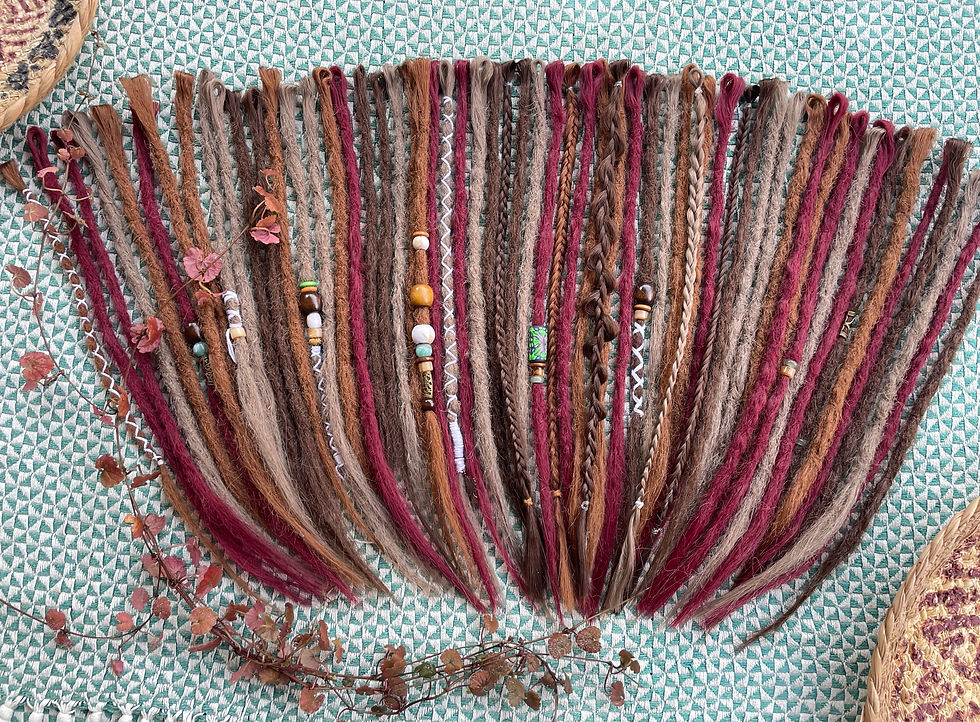 Thumbnail: Dreadlocks Reddish Braids and Deco
