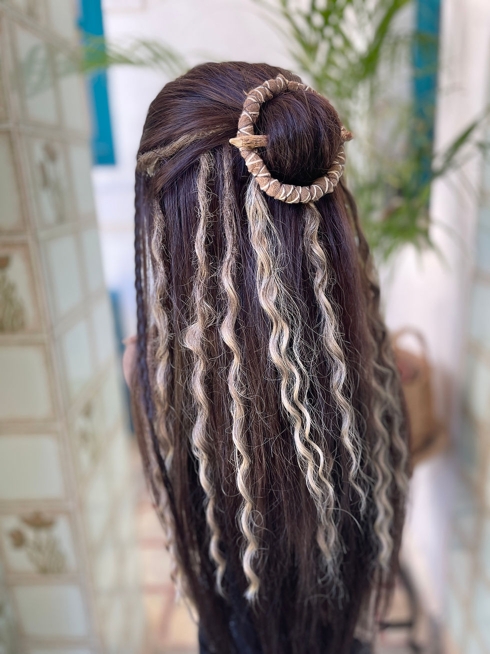 Miniaturbild: Dreadlock Ring Creme Middle