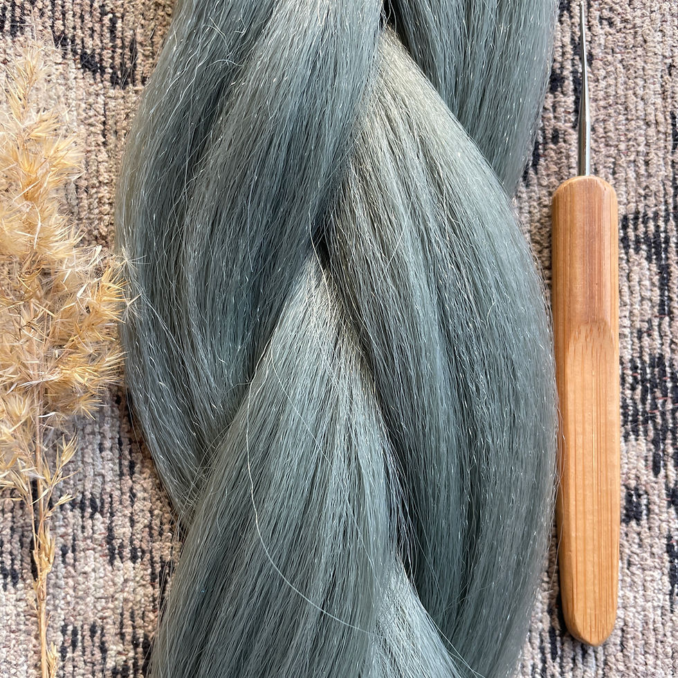 Thumbnail: Synthetic  Henlon Jumbo Braid Old Green