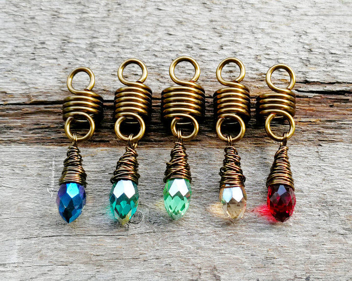 Miniaturbild: Dreadlock Perle Regenbogen
