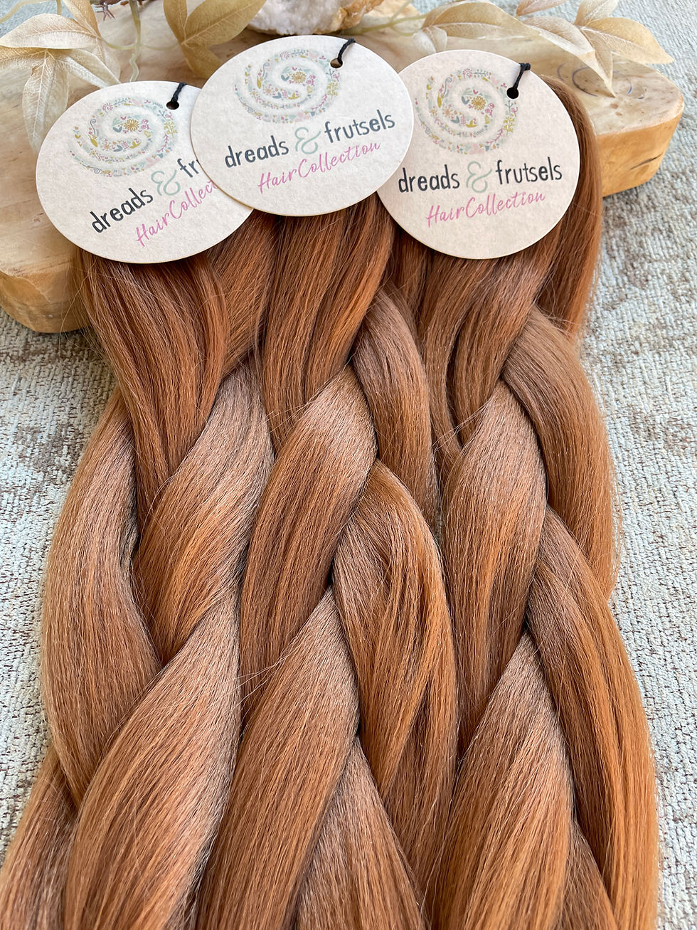 Thumbnail: Synthetic Henlon Jumbo Braid Brown