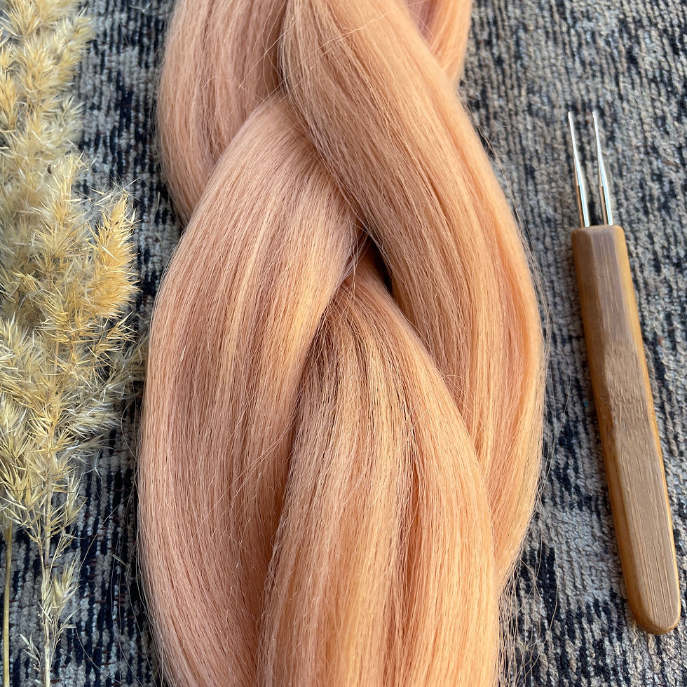 Miniaturbild: Synthetisches Henlon Jumbo-Geflecht Pfirsich