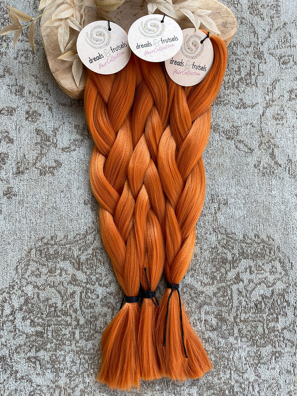 Miniaturbild: Synthetisches Henlon Jumbo-Geflecht Mandarine
