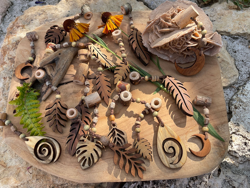 Thumbnail: Dreadlock Bead Collection Leaves