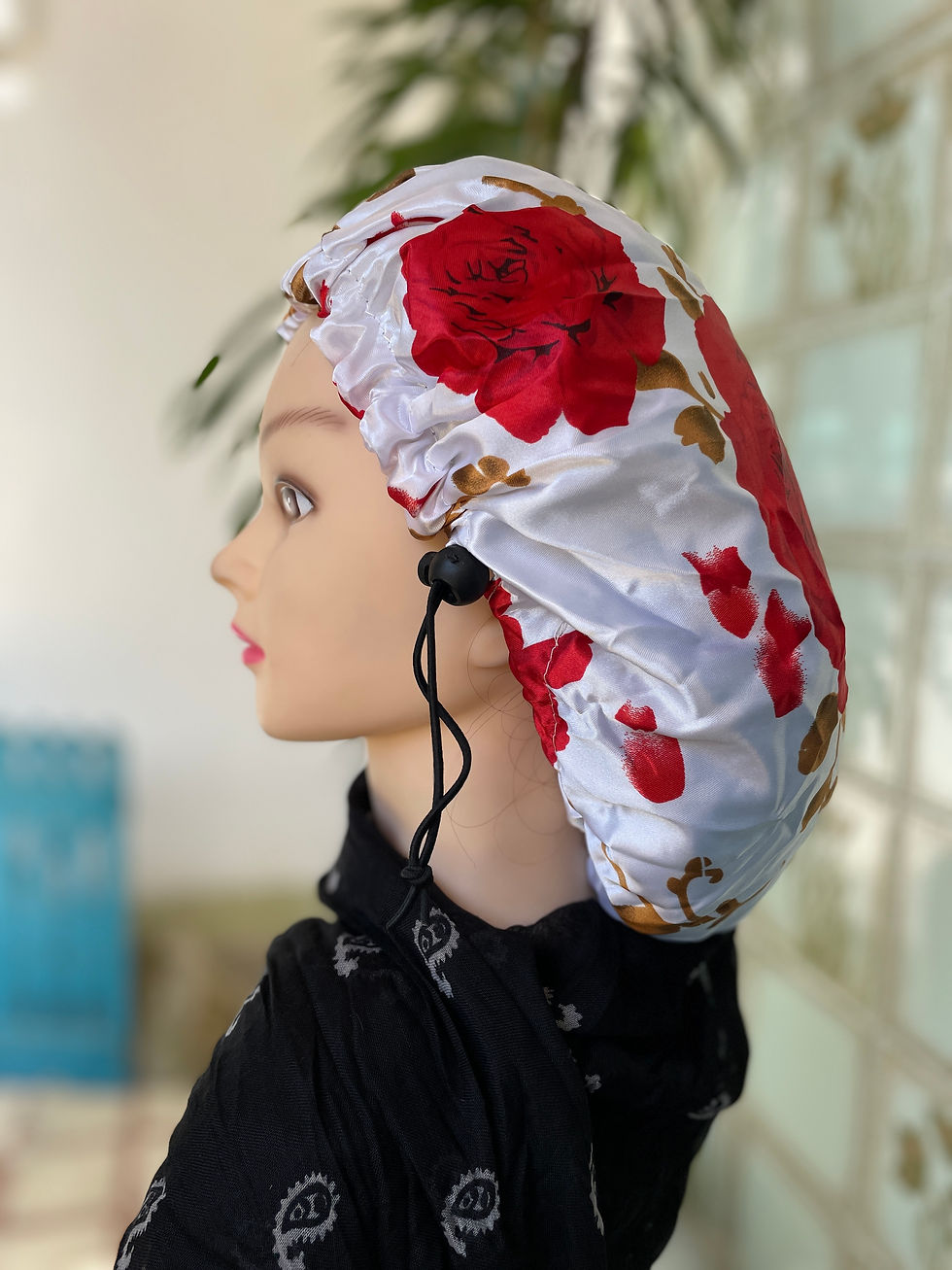 Thumbnail: Hersluitbare Badmuts / Showercap maat L