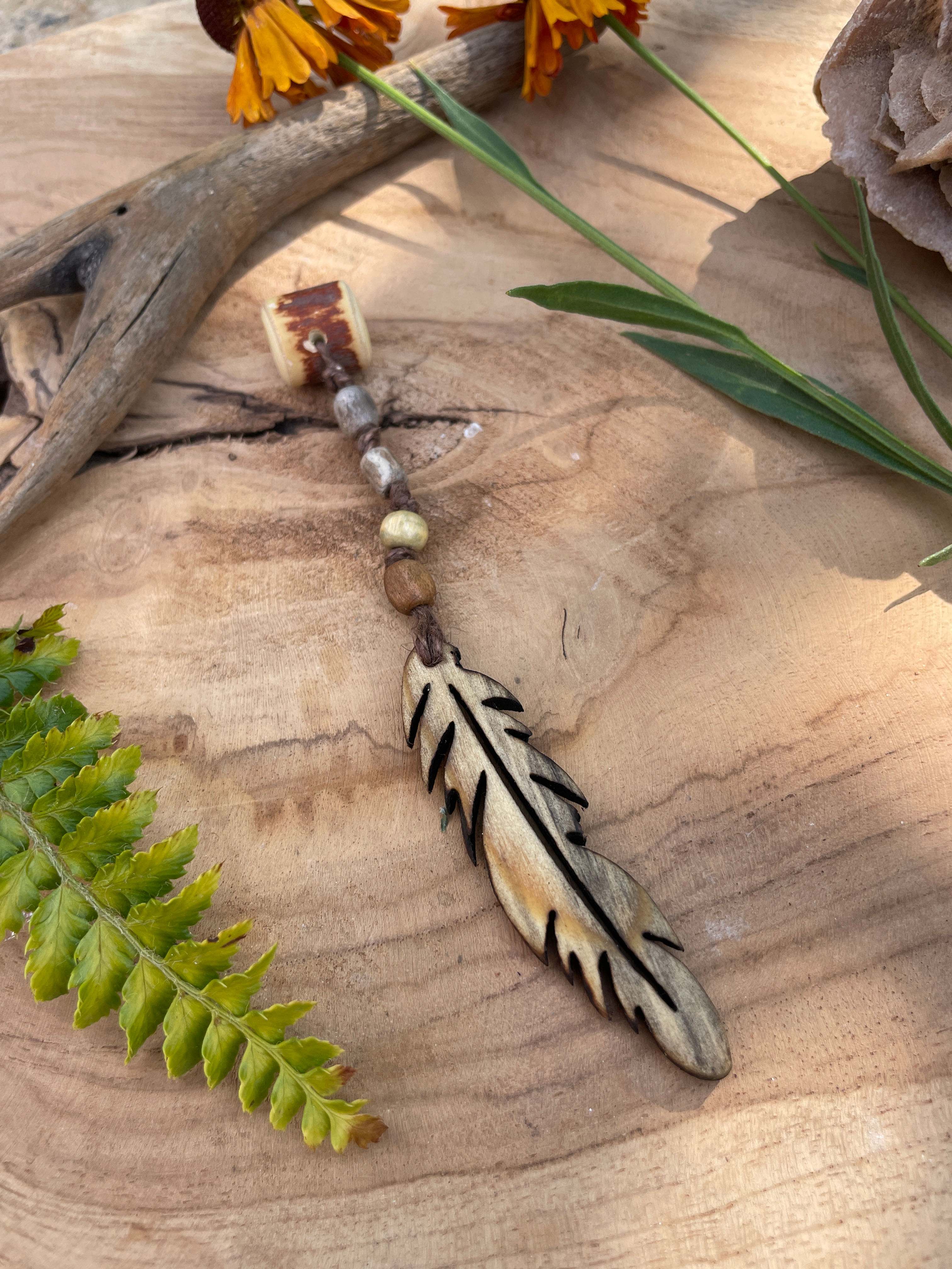 Dreadlock Bead Collection Leaves