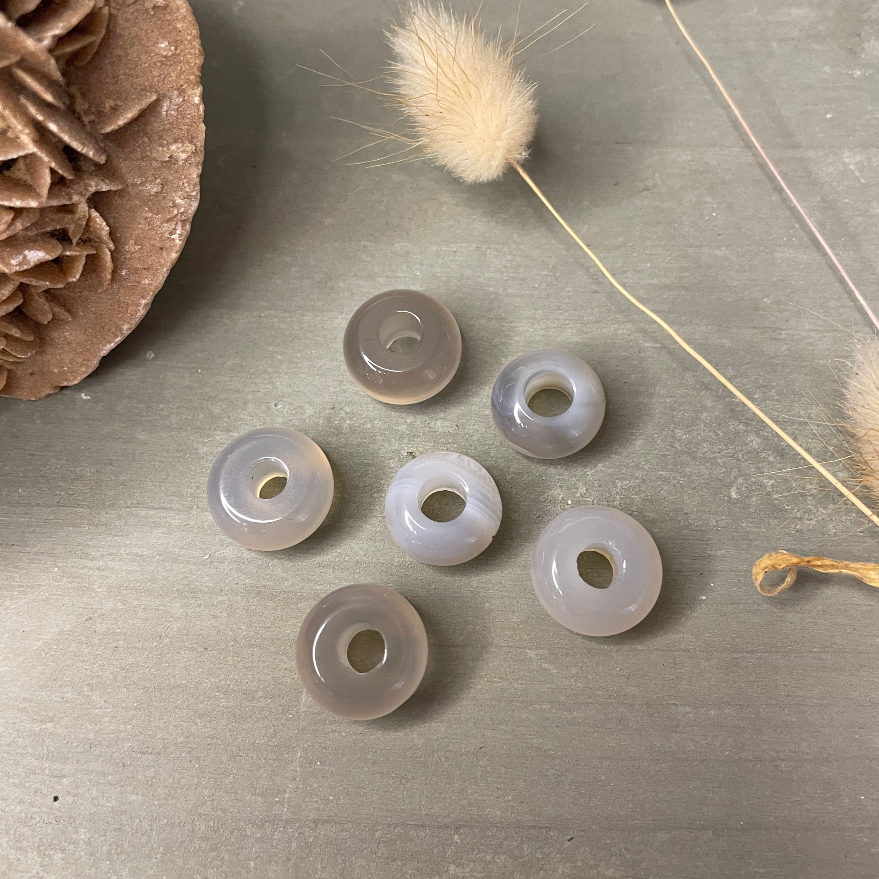 Gemstone Grijs Agaat