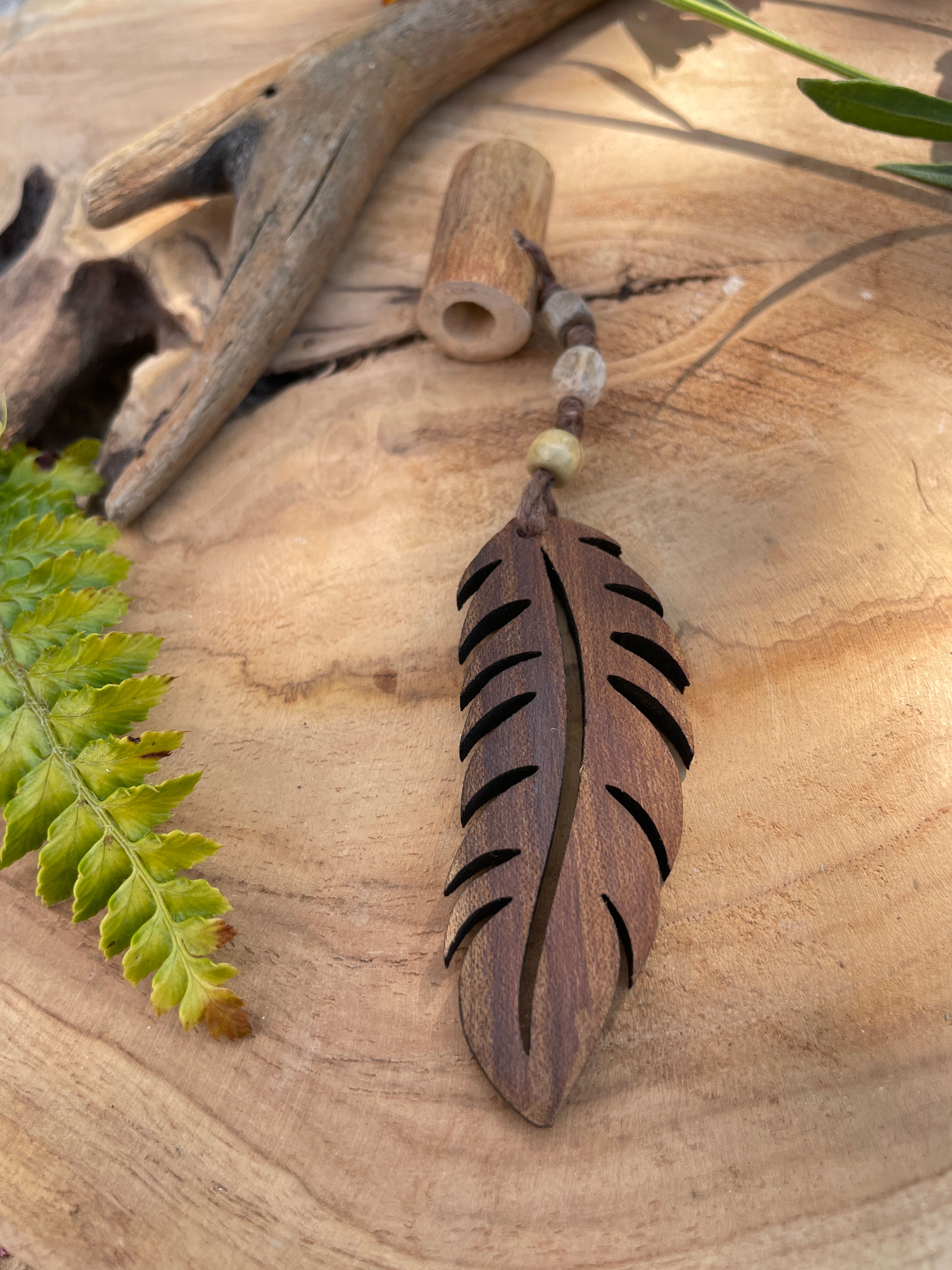 Dreadlock Bead Collection Leaves