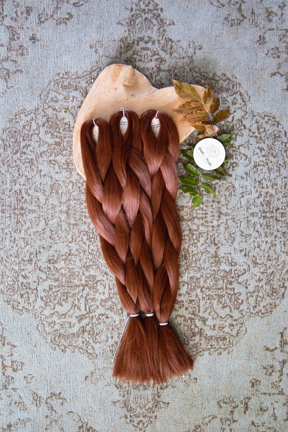 Thumbnail: Synthetic Henlon Jumbo Braid Pecan 