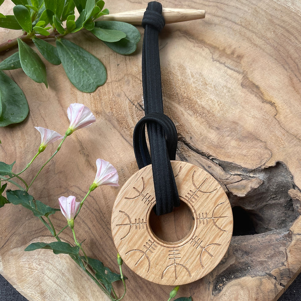 Miniaturbild: ToggleLOXX Dread Tie Vegvisir (Eiche)