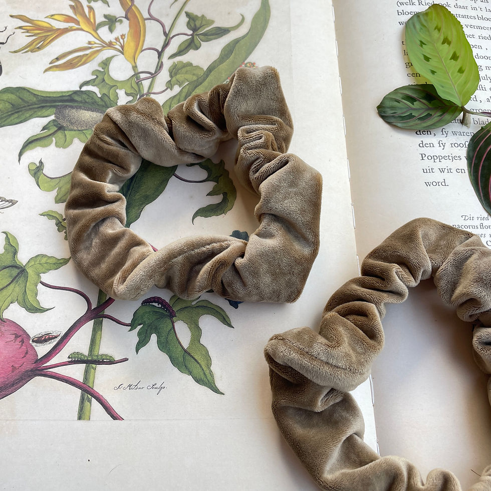 Thumbnail: Dreadlock Scrunchie Velvet XXL
