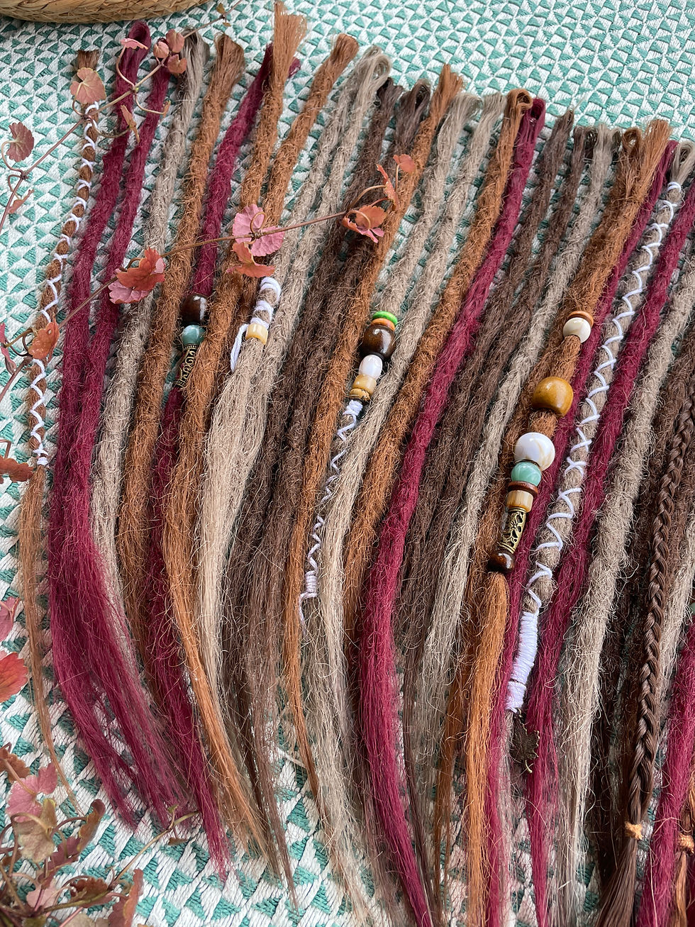 Thumbnail: Dreadlocks Reddish Braids and Deco