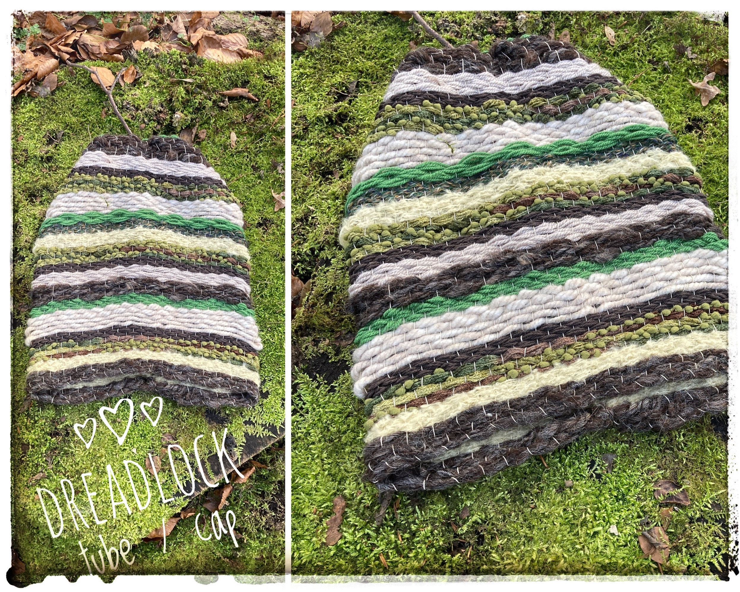 Handwoven Tube/ Dreadcap The magical 2 
