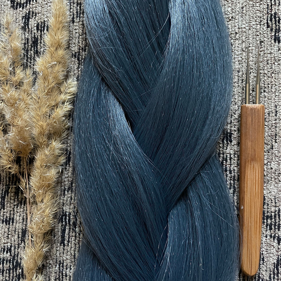 Thumbnail: Synthetic Henlon Jumbo Braid Anthracite