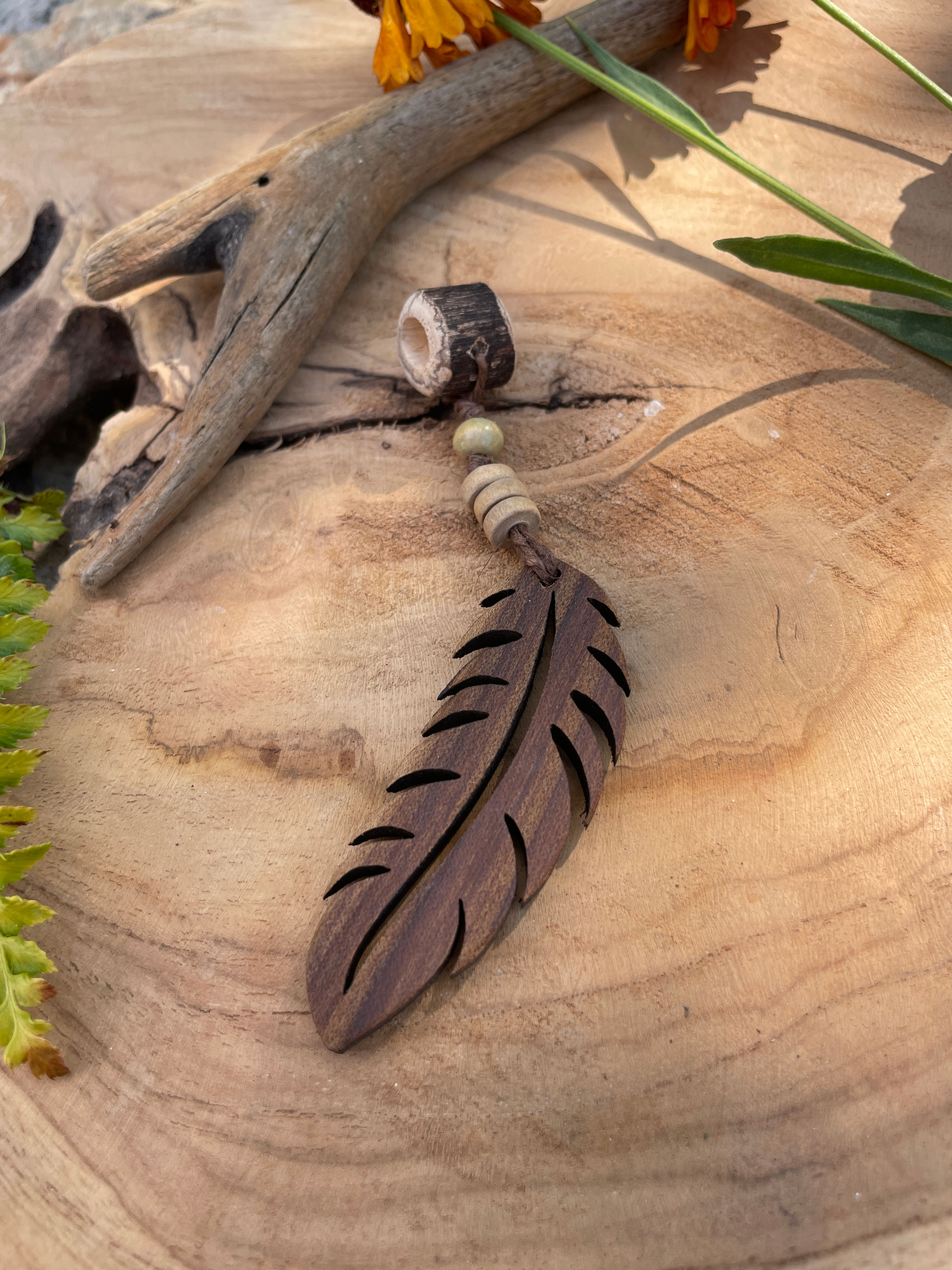 Dreadlock Bead Collection Leaves
