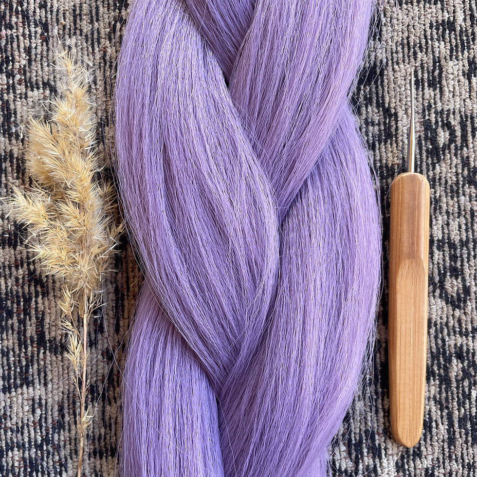 Thumbnail: Synthetic  Henlon Jumbo Braid Lavender