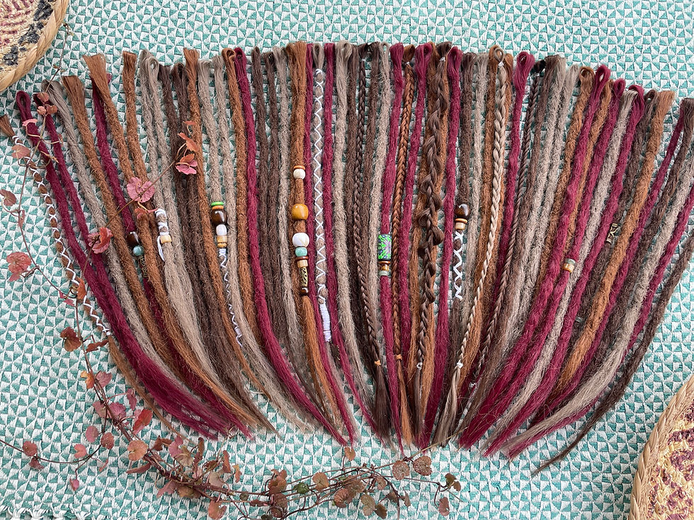 Thumbnail: Dreadlocks Reddish Braids and Deco