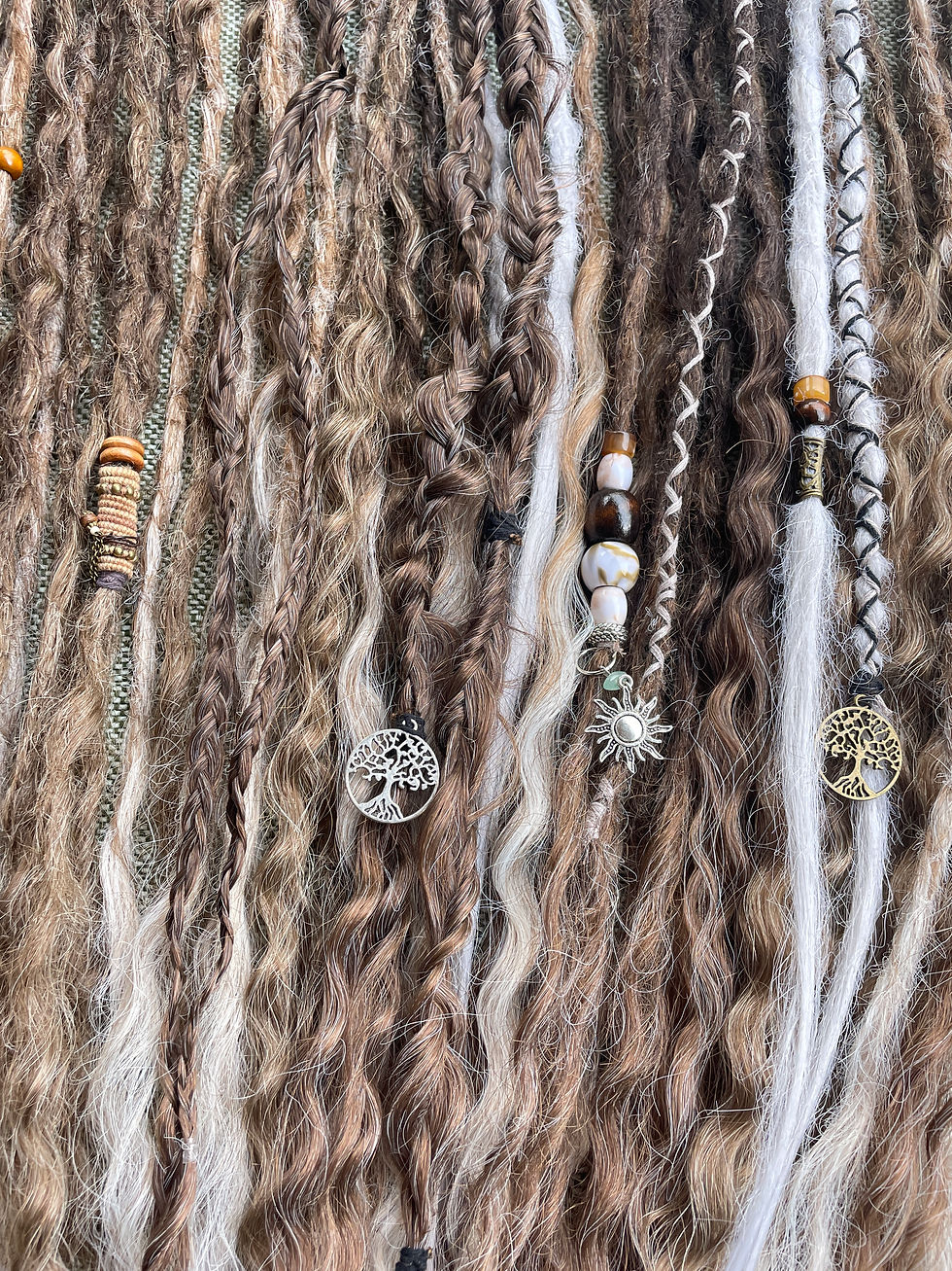 Thumbnail: Dreadlocks Brown & Greys