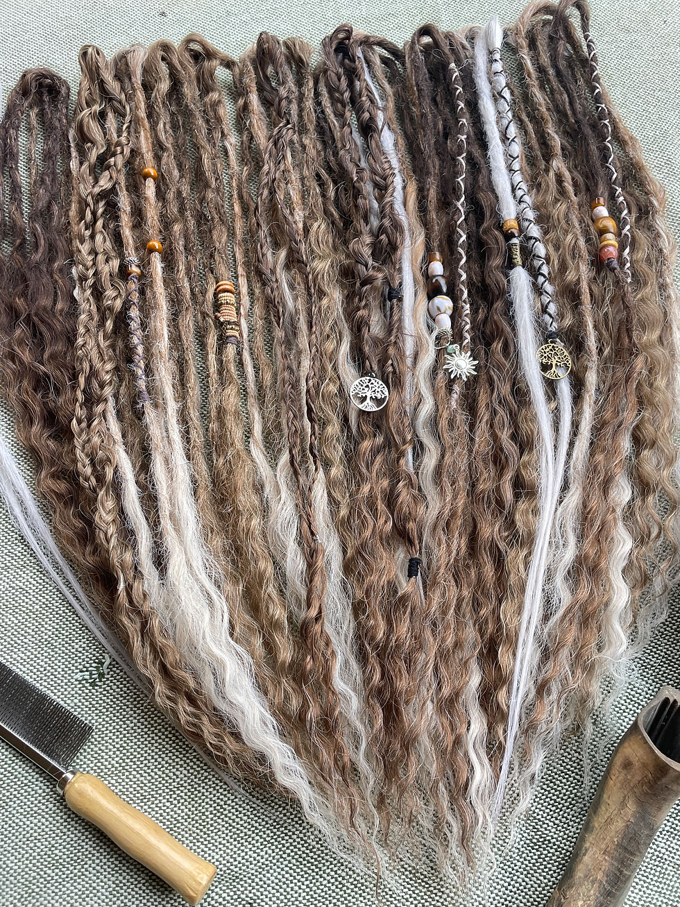 Thumbnail: Dreadlocks Brown & Greys