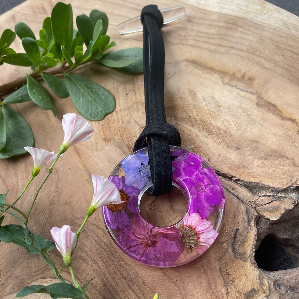 Miniaturbild: ToggleLOXX Dread Tie Harz Lila
