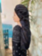 Miniaturbild: Satin Nachtmütze / Haarhaube L