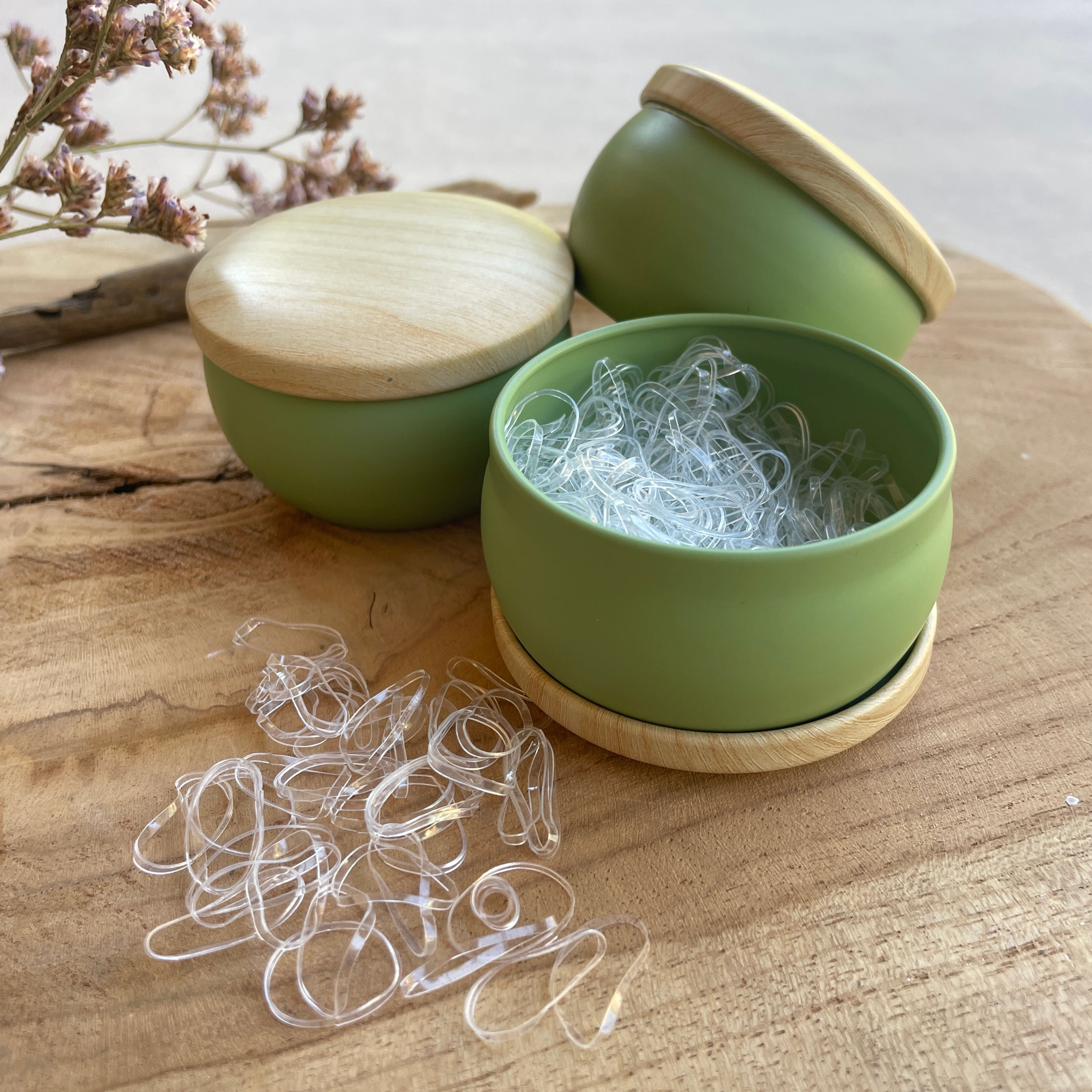 Blanke Elastiekjes in doosje