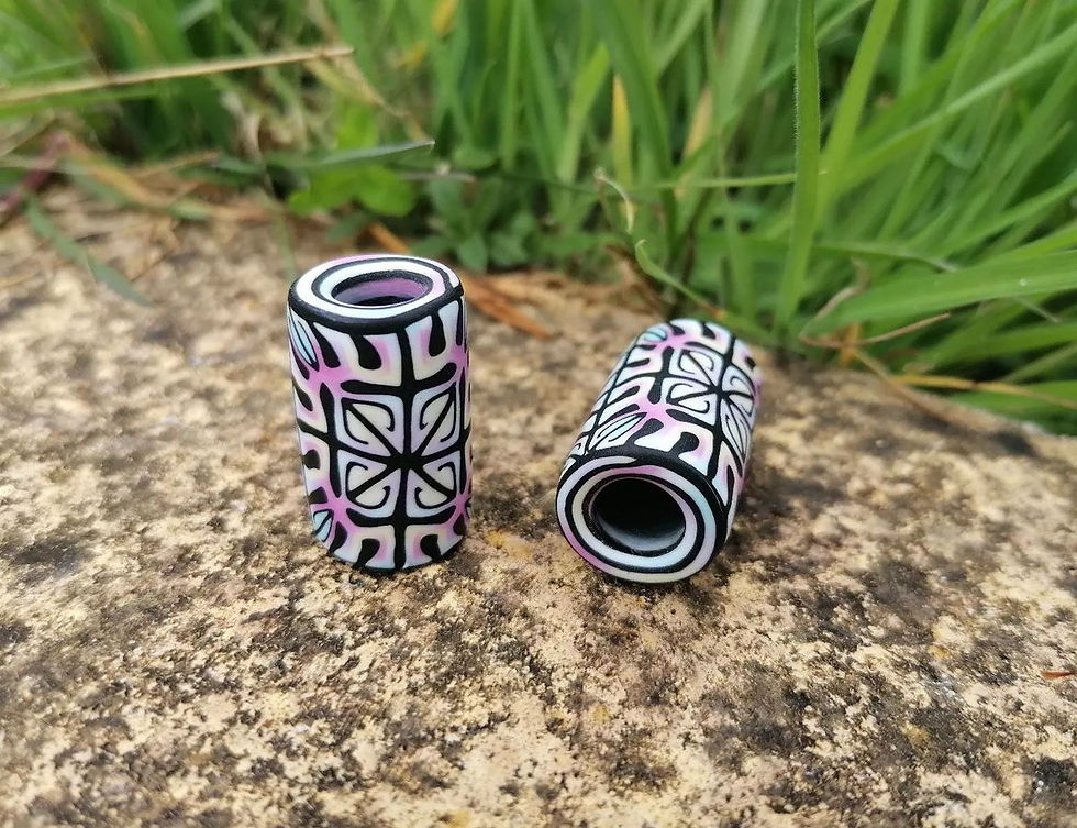 Miniaturbild: Dreadperle bunt Pastell
