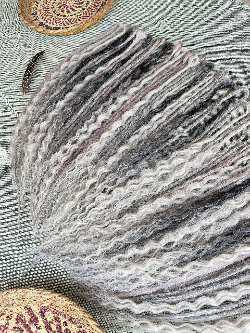 dreadlocks fairy grey 