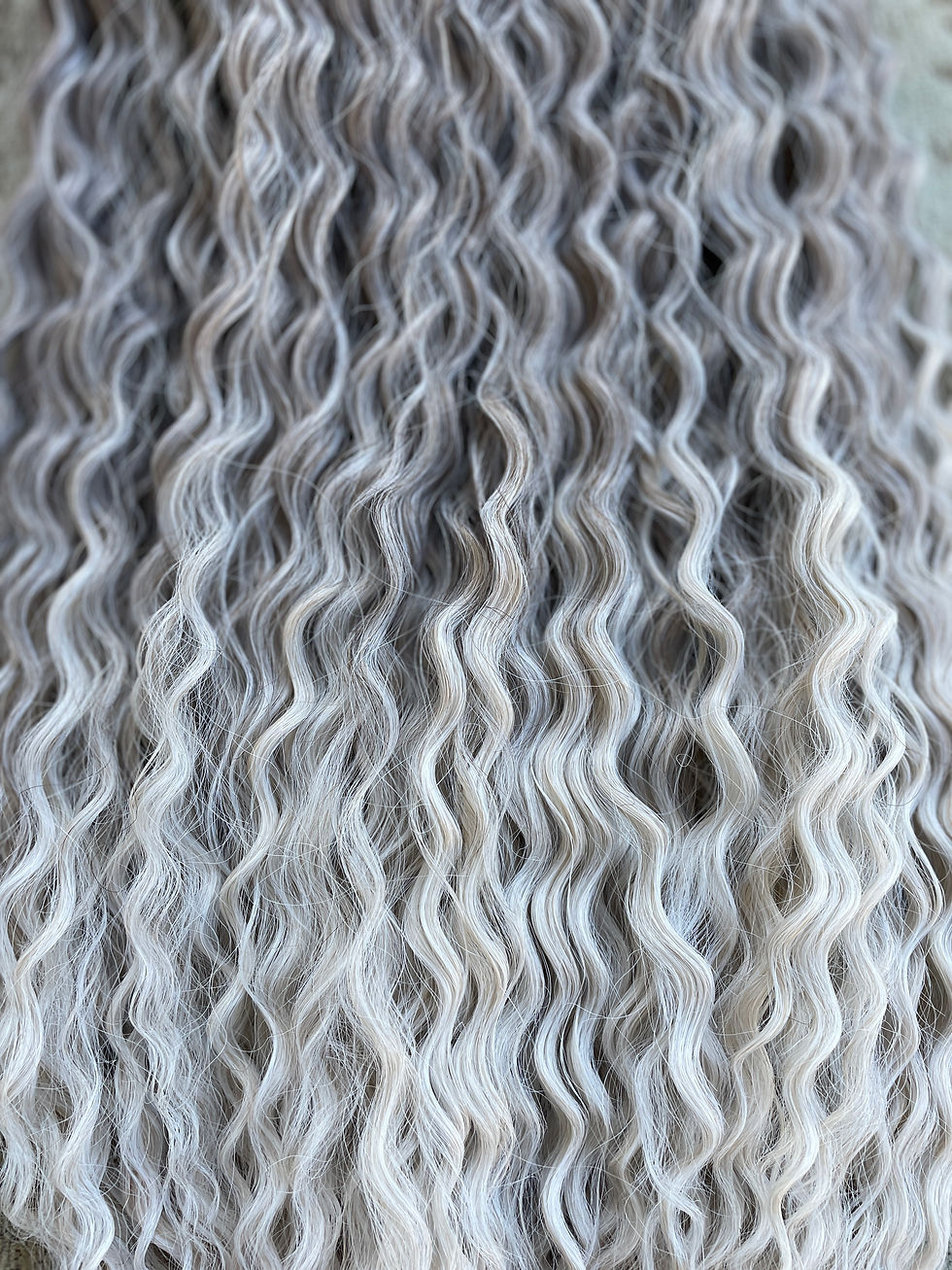 Thumbnail: Synthetic Wavy 2 Tone ash gray