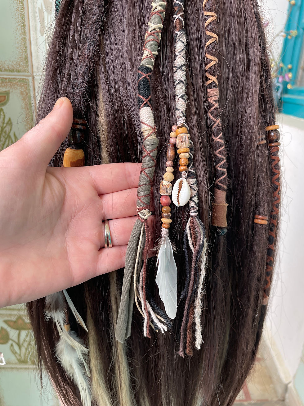 Thumbnail: Dreadwrap Double Feathers