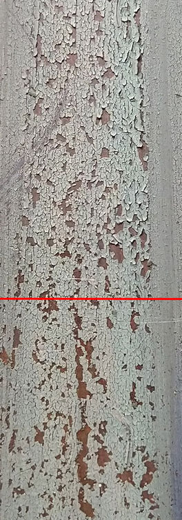 Kreuzweg Pöcking: Ölmalerei auf Kupfertafeln, Konservierung- und Restaurierung, Festigung Vorzustand