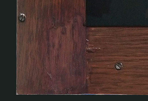 Farblich angepasste Holzergänzung