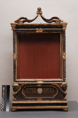 Reliquiar Tegernsee Vorderansicht, Abschlussaufnahme Nachzustand