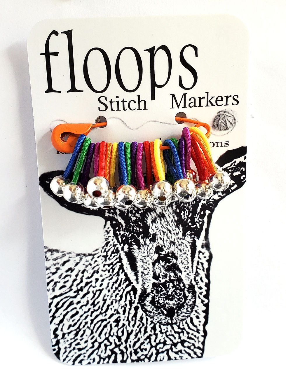 Thumbnail: Floops Stitch Markers - "Quechee"  -Skinny