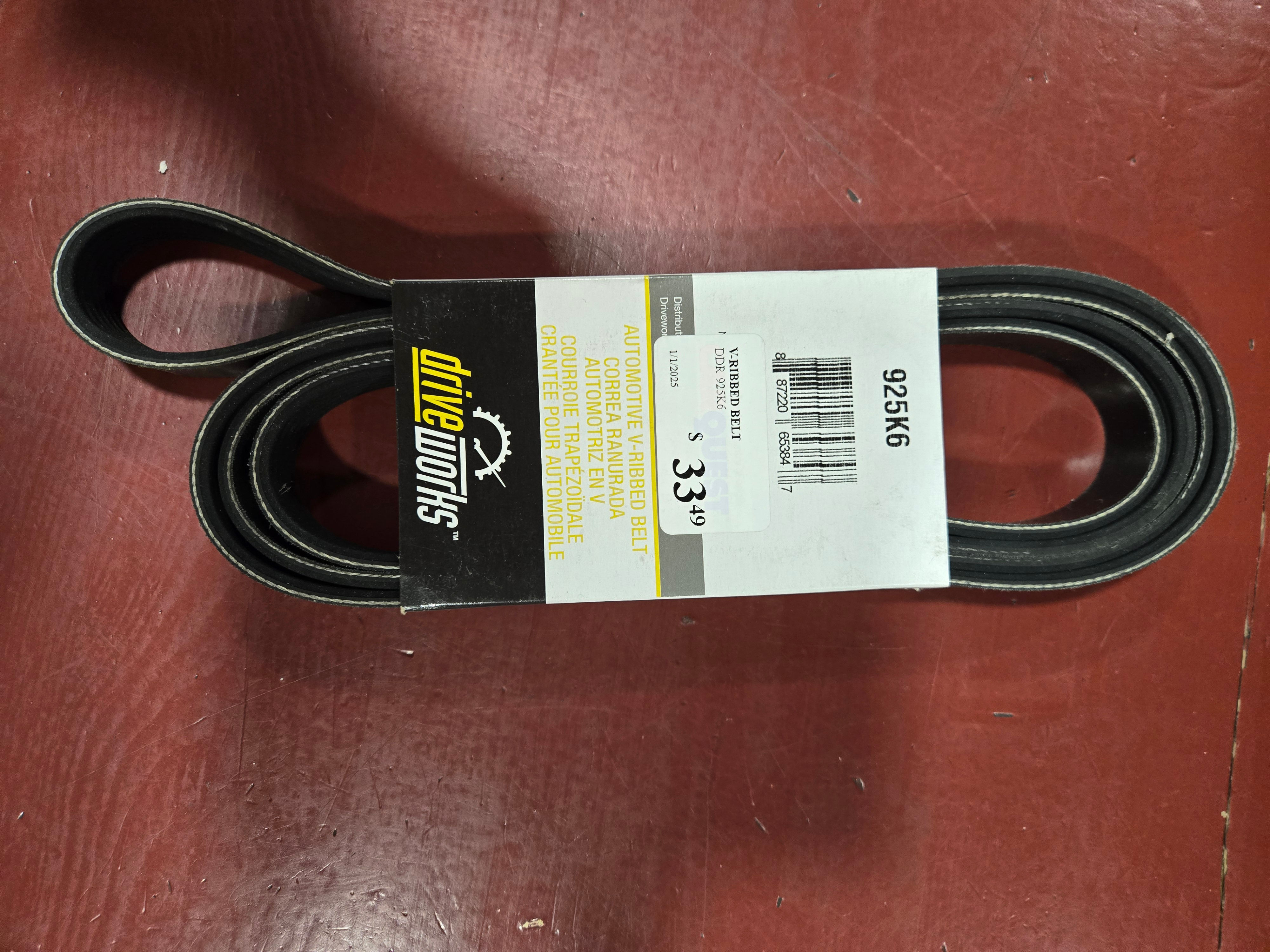 DRIVE WORKS 925K6 POLY RIB DRVRT