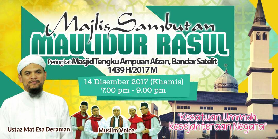 Majlis Sambutan Maulidur Rasul 1439h