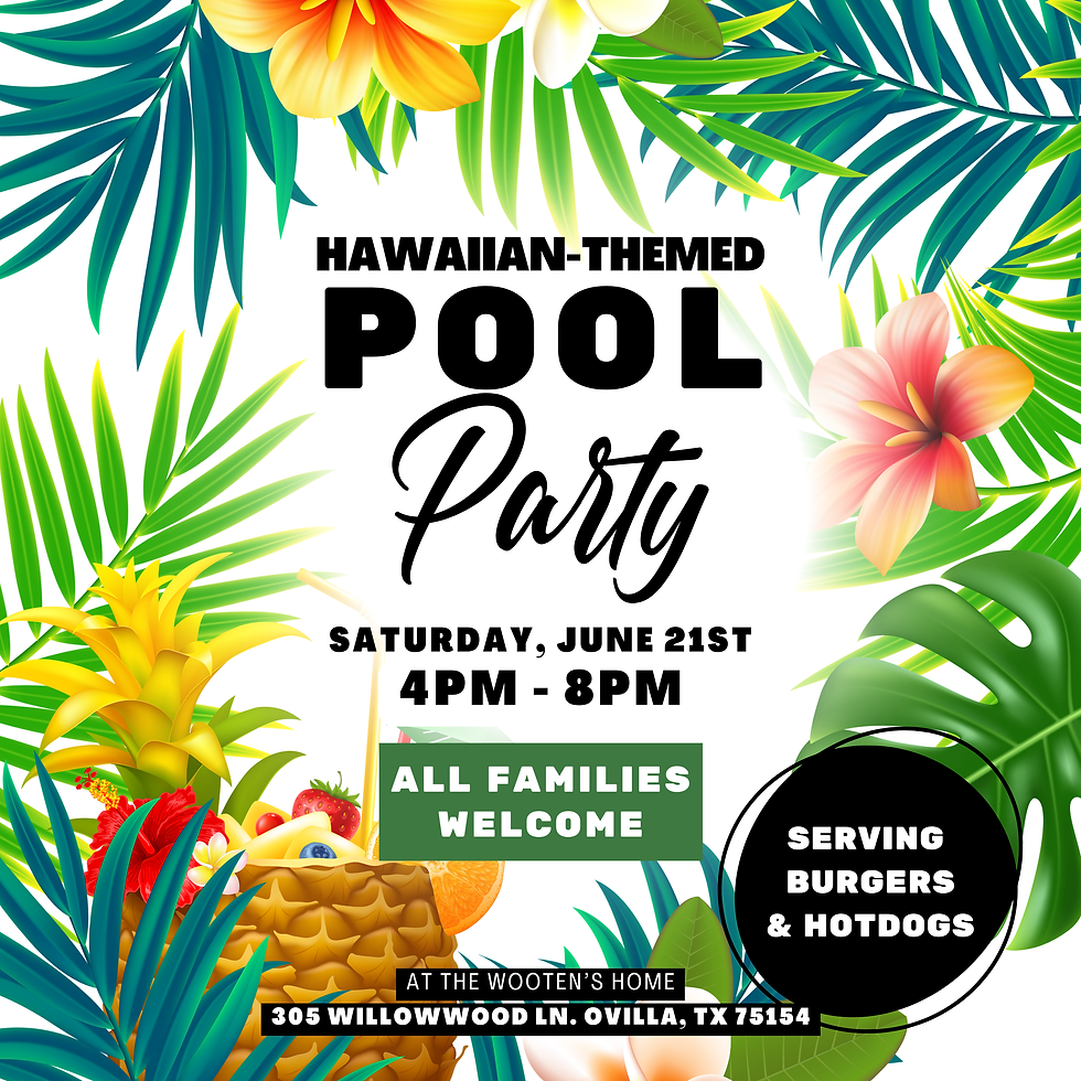 Hawaiin-Themed Pool Party