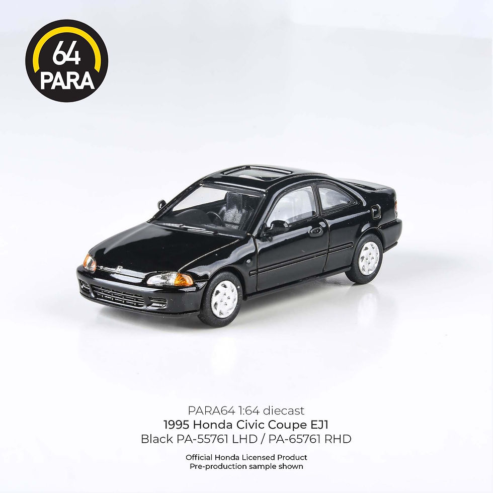 Küçük resim: Para64 1995 Honda Civic Coupe EJ1 Black Rhd