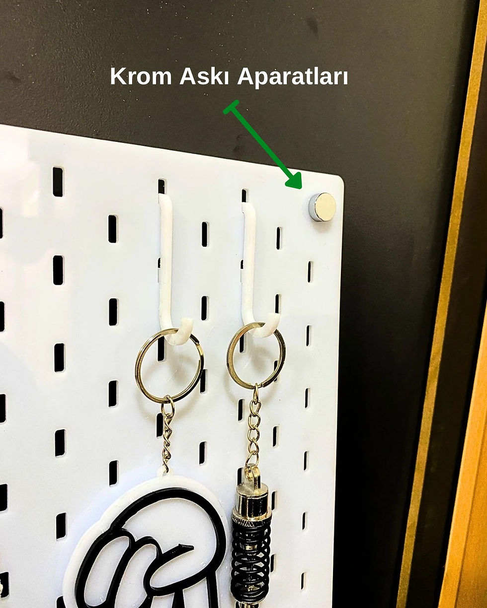 Küçük resim: delikli pano organizer