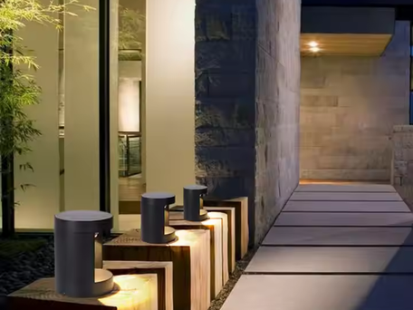 LED solar landscape lighting for commercial and residential businesses