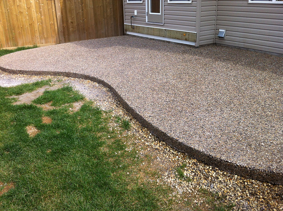 Exposed Aggregate Patio