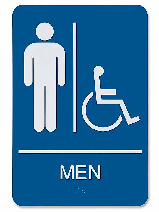 "Men" Sign