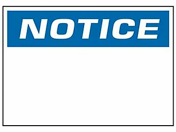 Thumbnail: Write-On Blank Safety Signs