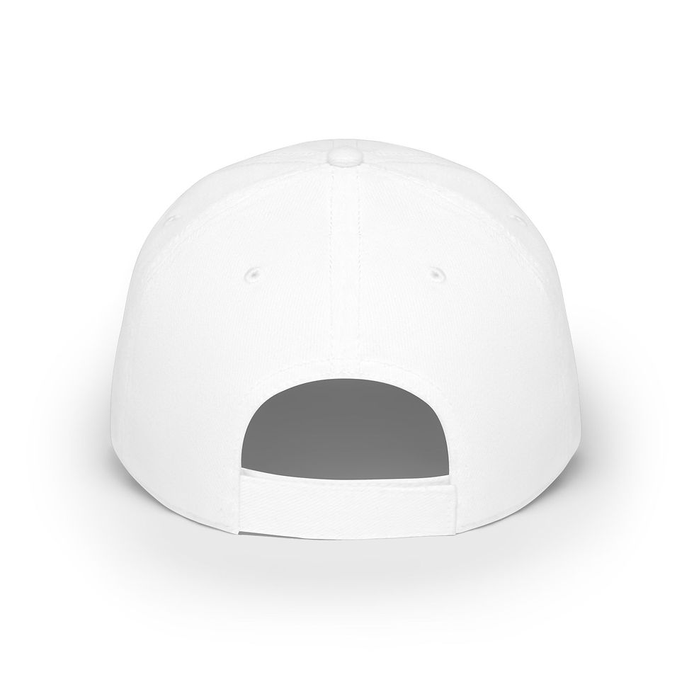 Thumbnail: Cat Mom Baseball Cap — Script Heart Low Profile Hat for Moms